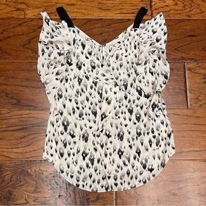 Rebecca Taylor silk ruffle blouse